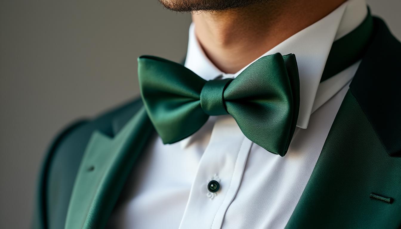 explorez le style élégant et unique du nœud papillon vert en 2025, une touche de charme intemporel pour vos tenues sophistiquées.